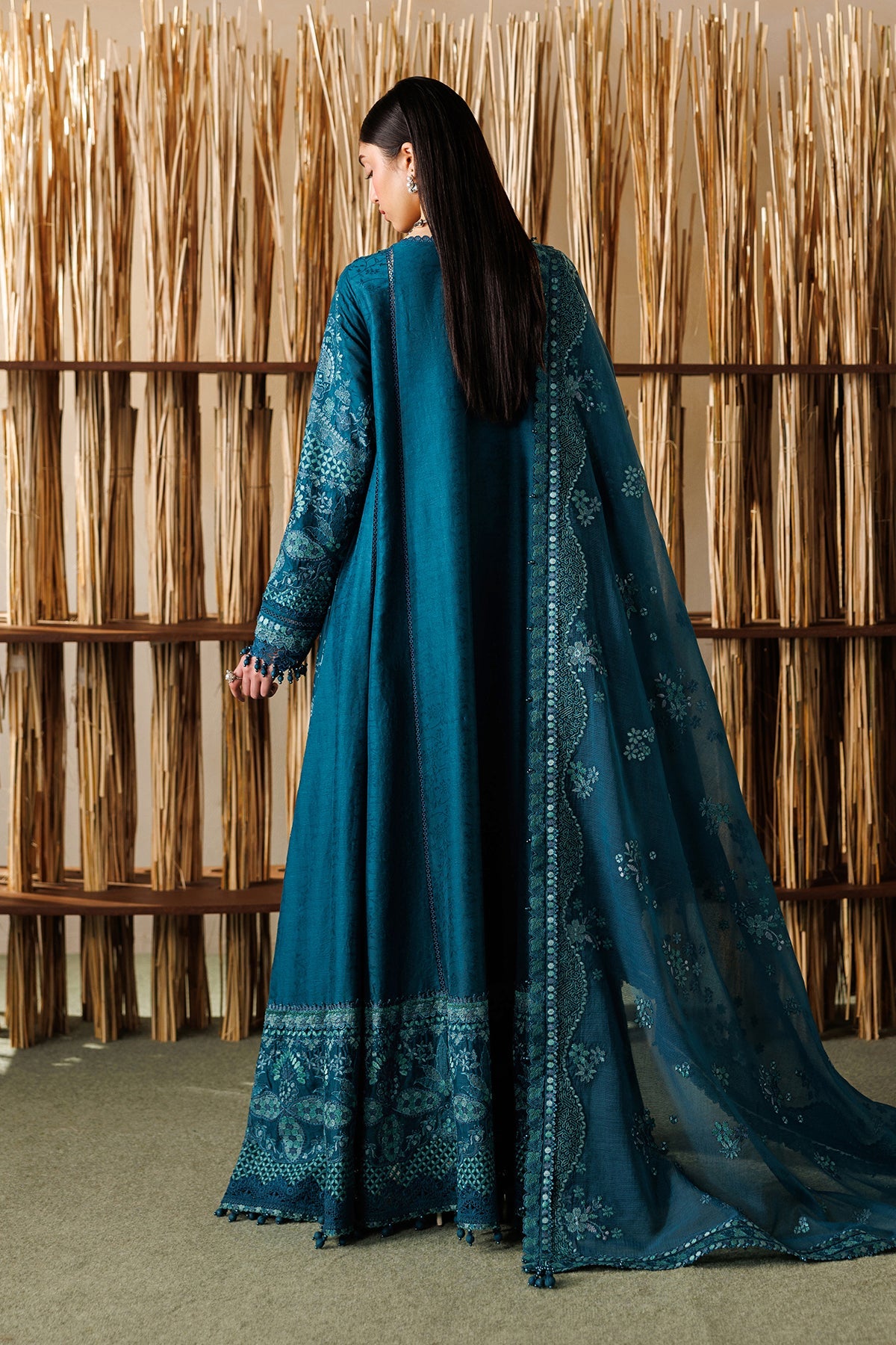 Baroque | Eid Lawn 26 | EL26-D04 - Luxury Dress - available at Maria Faisal in UK and USA.