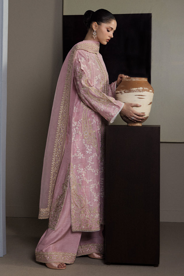 Zara Shahjahan | Festive 26 | Gul-Naar - Luxury Dress - available at Maria Faisal in UK and USA.