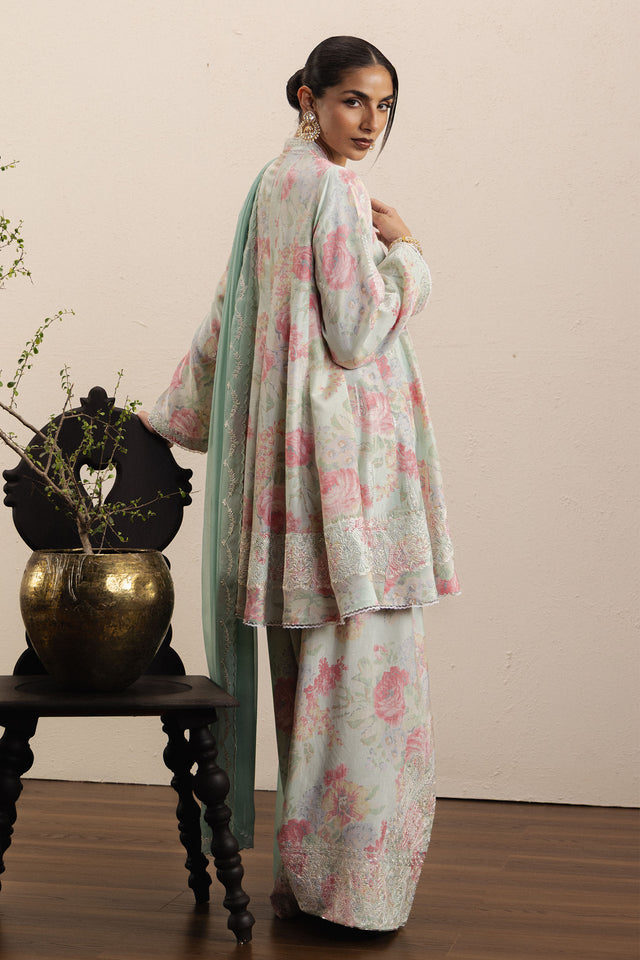 Zara Shahjahan | Festive 26 | Noor - Luxury Dress - available at Maria Faisal in UK and USA.