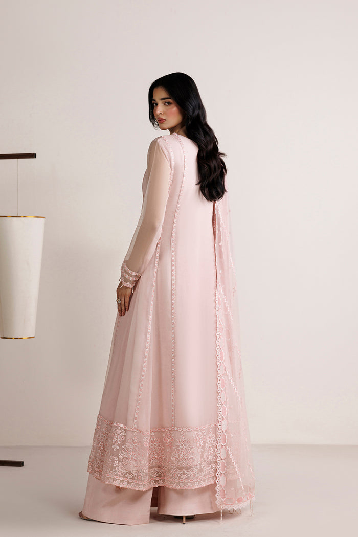 Farasha | Chiffon Essentials 26 | Blush Lily - Formal Dress - available at Maria Faisal in UK and USA.