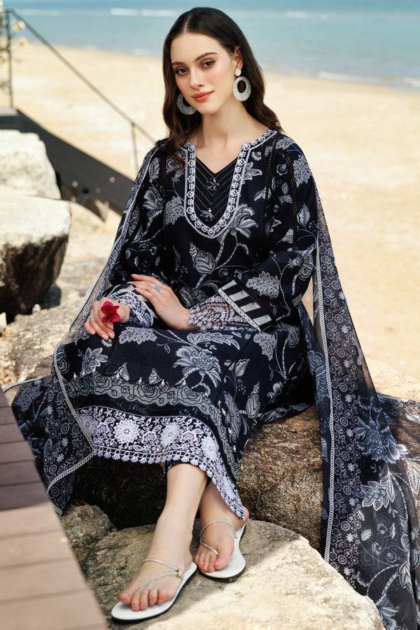 Farasha | Printed Essentials | Sable Dusk by Maria Faisal - Registered Vendor of : Farasha - type : Ladies Clothes - 100% original wedding dresses