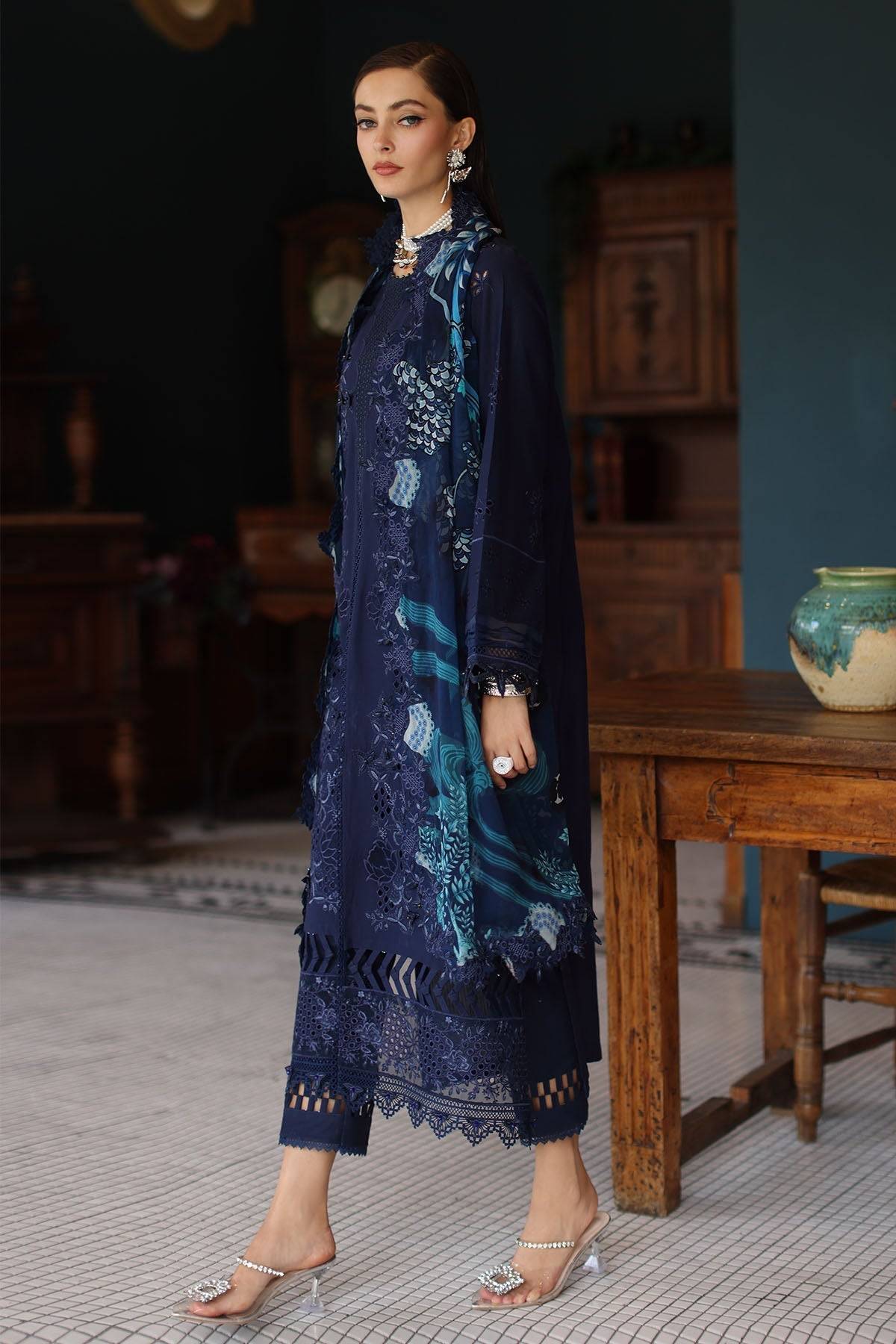 Nureh | Maya Lawn | NS-158 by Maria Faisal - Registered Vendor of : Nureh - type : Ladies Clothes - 100% original wedding dresses