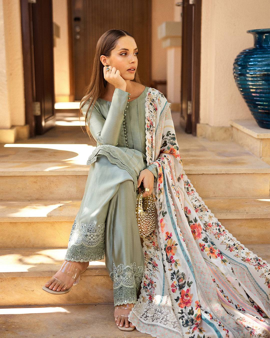 Faiza Saqlain | Carmela Luxury Pret | Arnett by Maria Faisal - Registered Vendor of : Faiza Saqlain - type : - 100% original wedding dresses