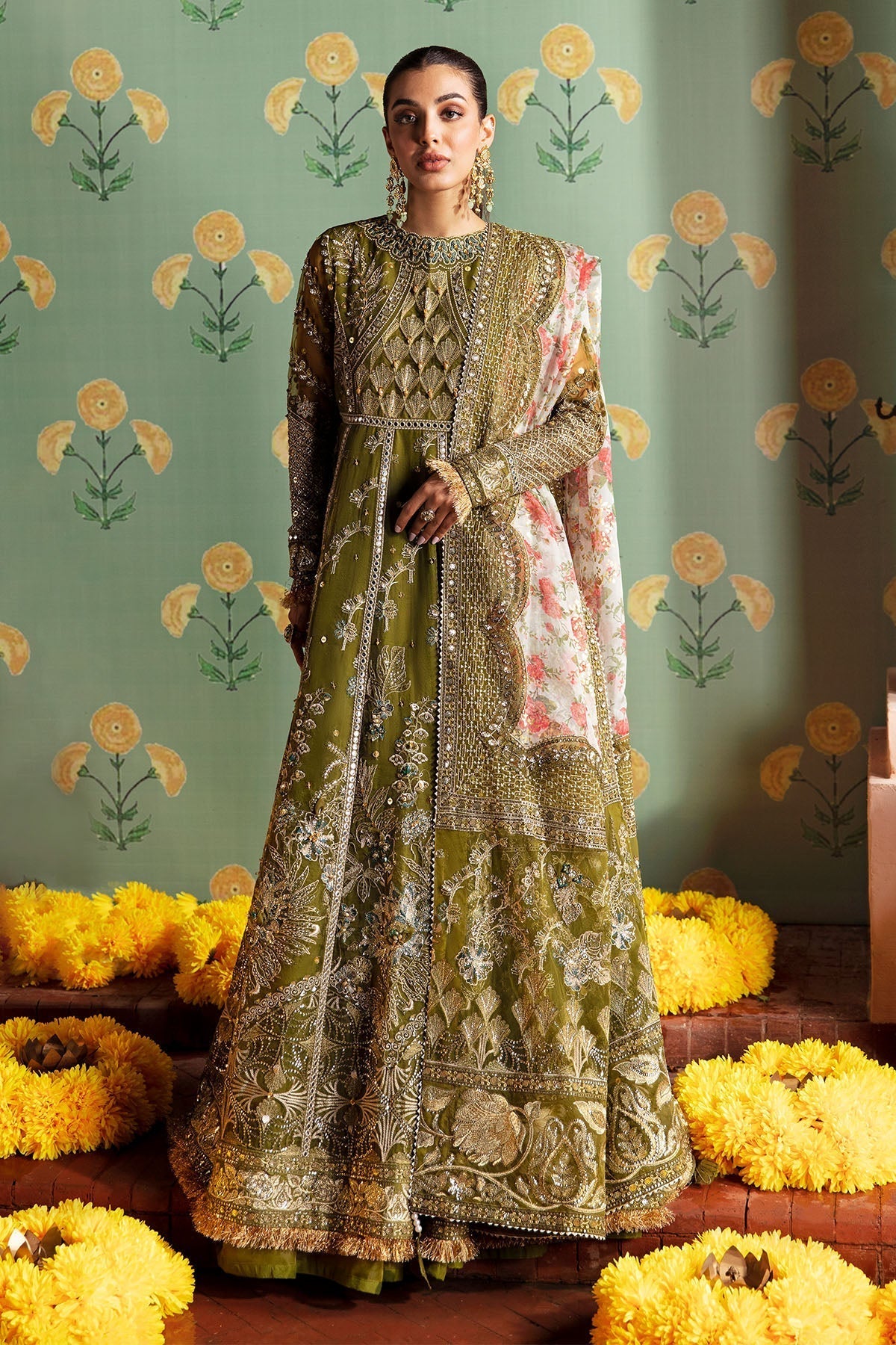 Nureh | Jhoomro Wedding Formals | NL-50 - NURA - Wedding Dress - Maria Faisal