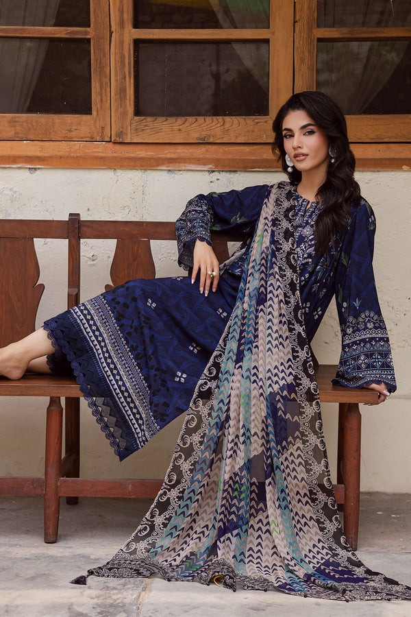 Nureh | Signature Printed Linen | SP-167 - Ladies Clothes - Maria Faisal