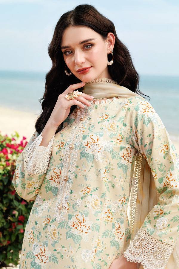 Farasha | Printed Essentials | Lush Cream by Maria Faisal - Registered Vendor of : Farasha - type : Ladies Clothes - 100% original wedding dresses