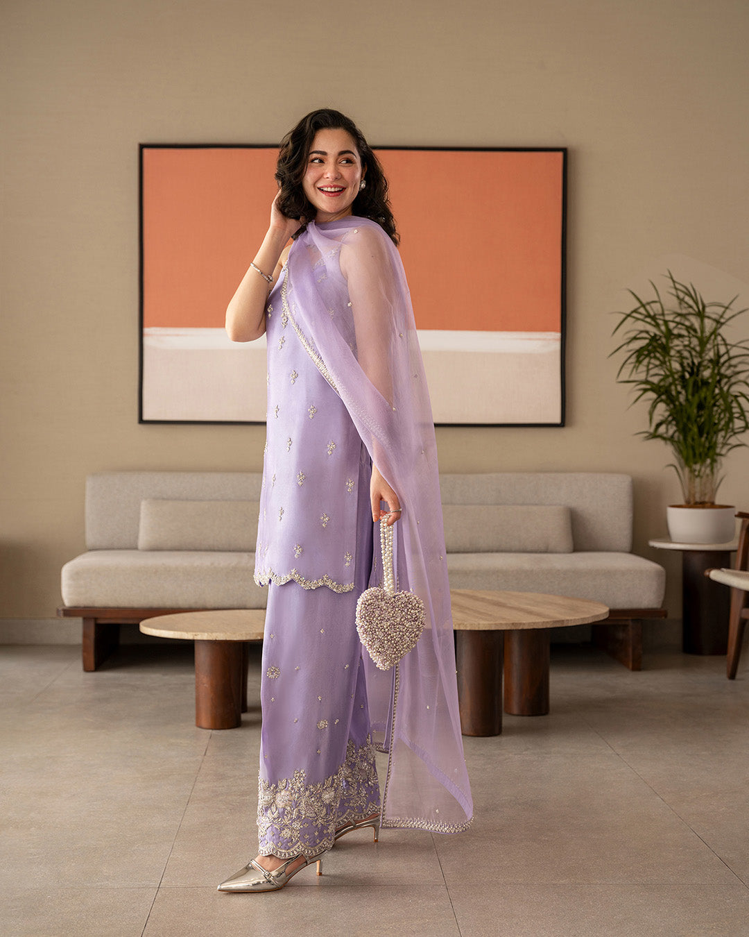 Faiza Saqlain | Reina Luxe | Renee - Formal Dress - available at Maria Faisal in UK and USA.