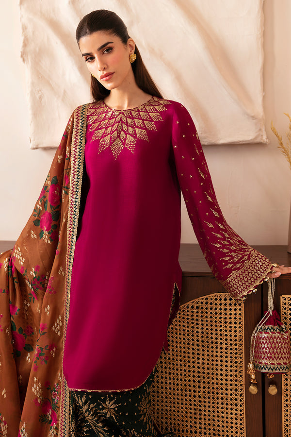 Jazmin | Formals Collection | Raw Silk UR-7038 - Ladies Clothes - Maria Faisal