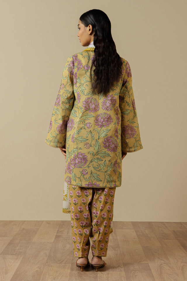 Zara Shahjahan | Coco Prints 26 | Mireya-5B - Casual Dress - available at Maria Faisal in UK and USA.