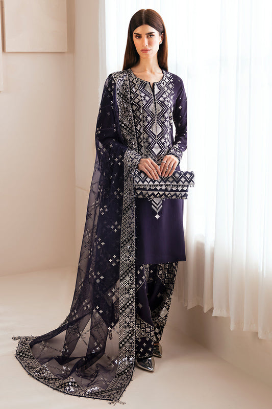 Jazmin | Formals Collection | Raw Silk UR-7030 - Ladies Clothes - Maria Faisal