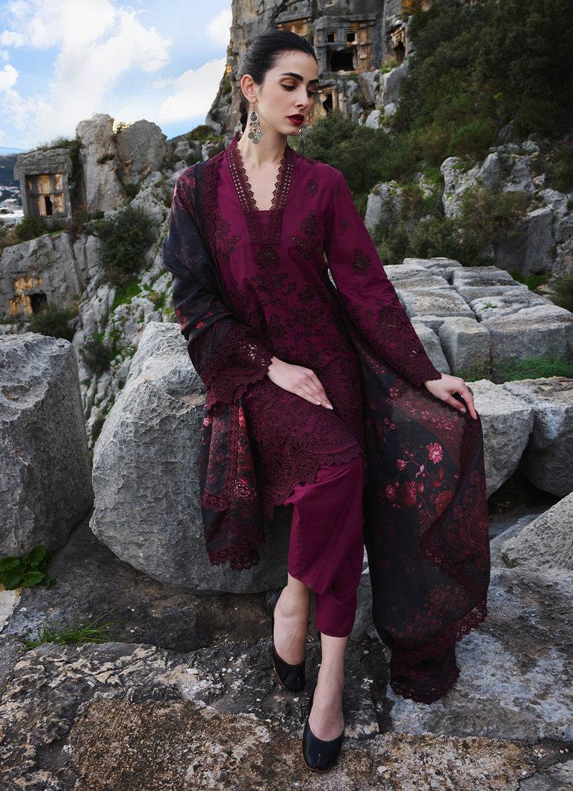 Image | Lawnkari 25 | Delara by Maria Faisal - Registered Vendor of : Image - type : Ladies Clothes - 100% original wedding dresses