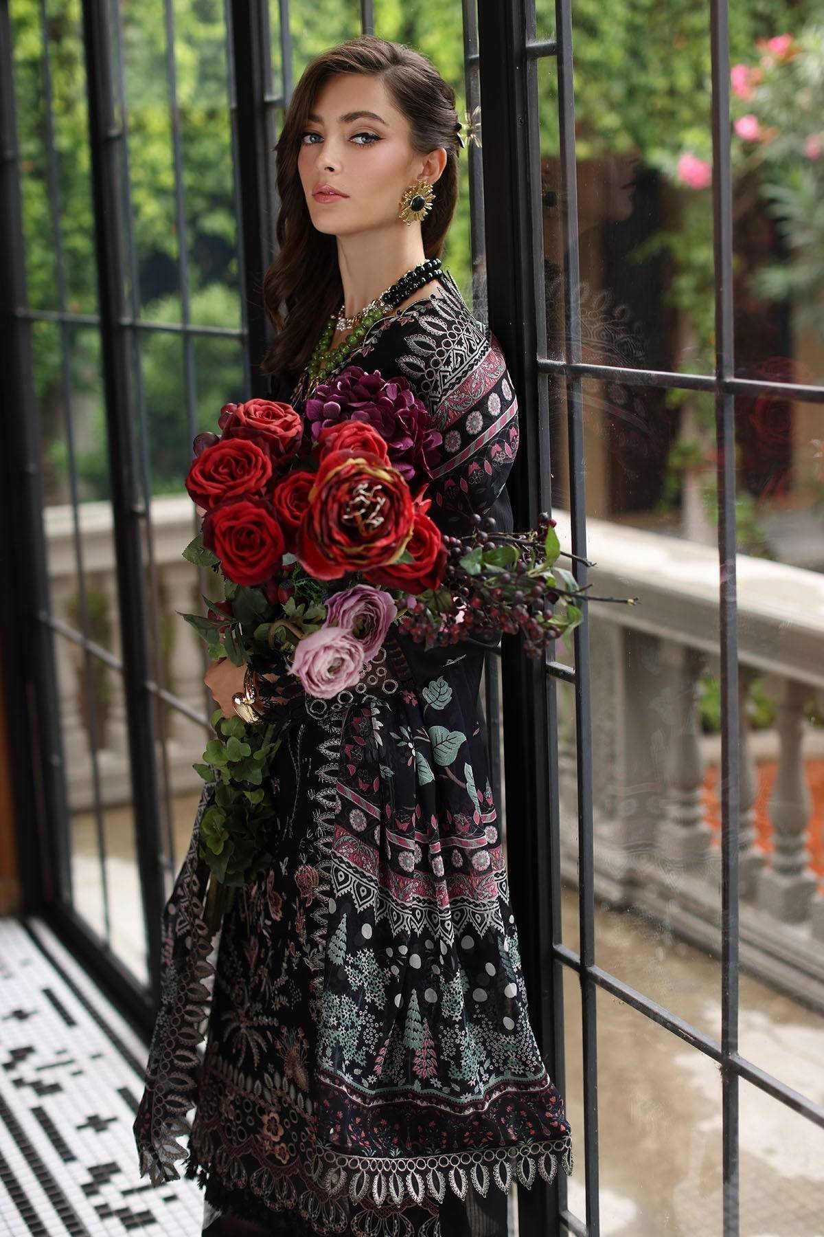 Nureh | Maya Lawn | NS-153 by Maria Faisal - Registered Vendor of : Nureh - type : Ladies Clothes - 100% original wedding dresses