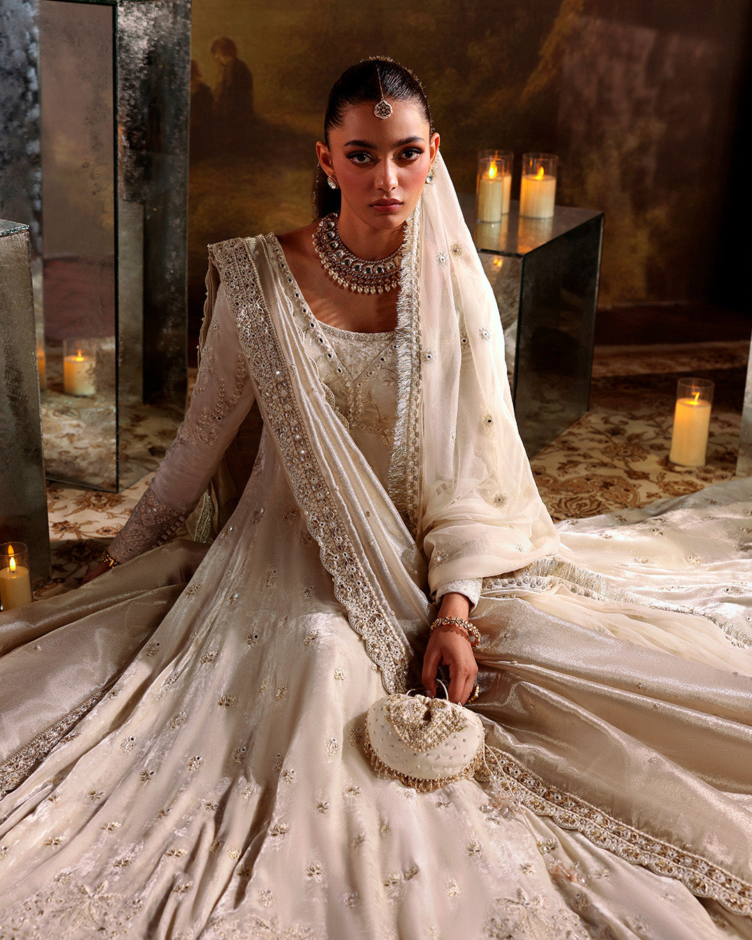 Faiza Saqlain | Zaeva Wedding Formals | Catia - Wedding Dress - available at Maria Faisal in UK and USA.
