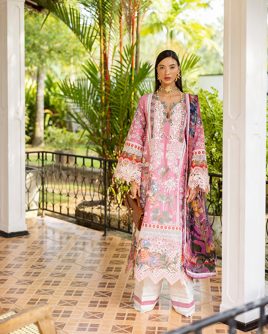 Esmel | Mon Tresor Luxe Lawn 26 |Carpe Diem - Luxury Dress - available at Maria Faisal in UK and USA.