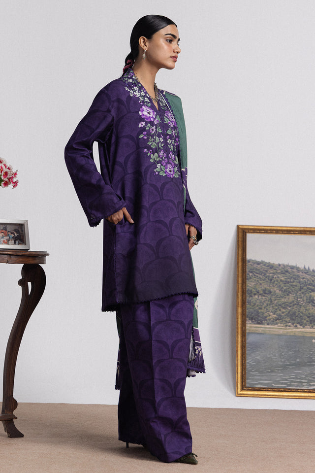 Zara ShahJahan | Coco Prints Winter 26 | Mira-1A - Luxury Dress - available at Maria Faisal in UK and USA.