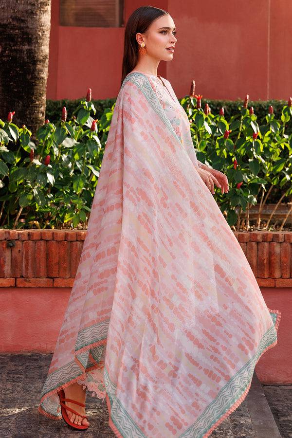Farasha | Printed Essentials | Peach Glow by Maria Faisal - Registered Vendor of : Farasha - type : Ladies Clothes - 100% original wedding dresses