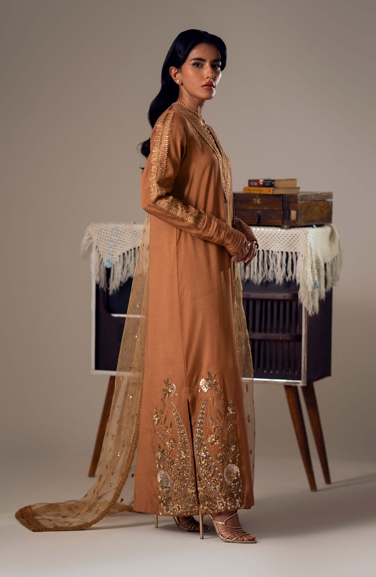 Maryum N Maria | Dastan Formals | ZARIA - MS40019 - Ladies Clothes - Maria Faisal