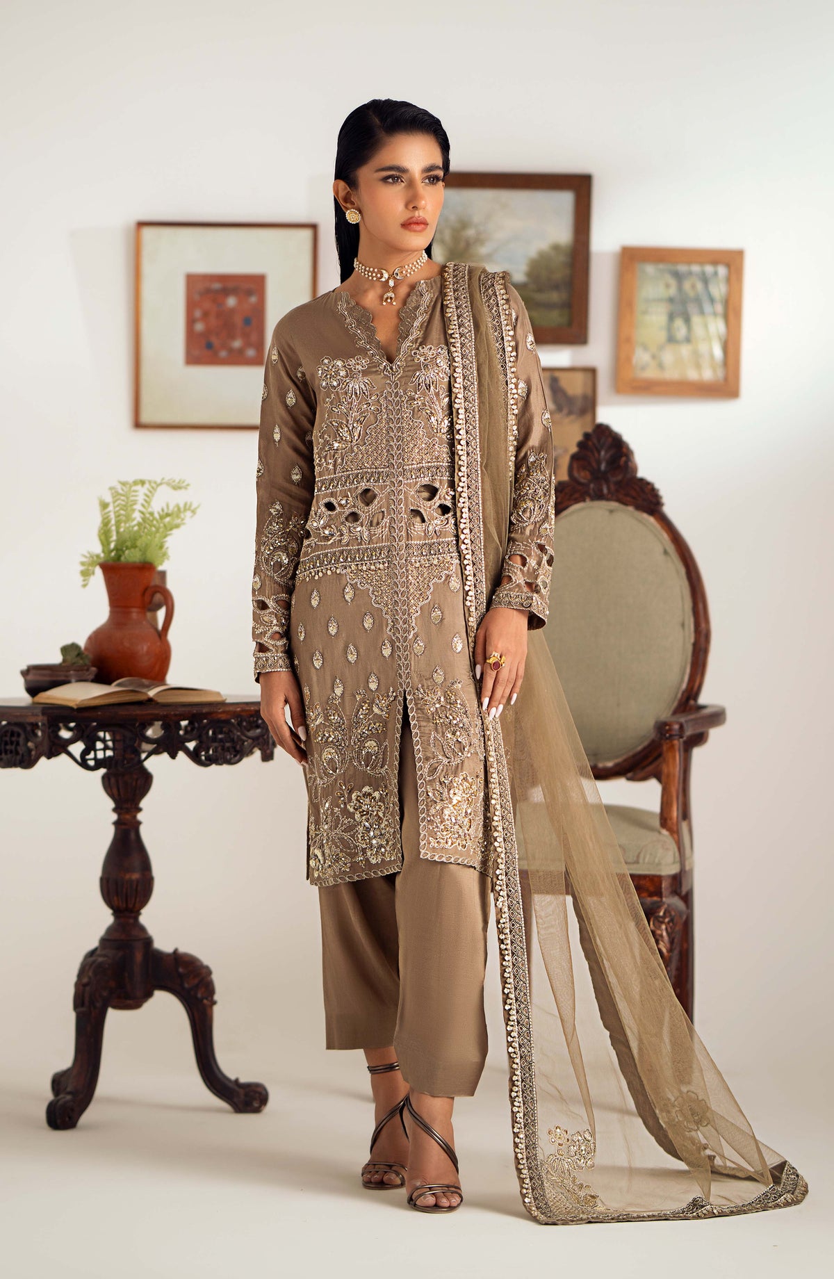 Maryum N Maria | Dastan Formals | ARELA - MS40029 - Ladies Clothes - Maria Faisal