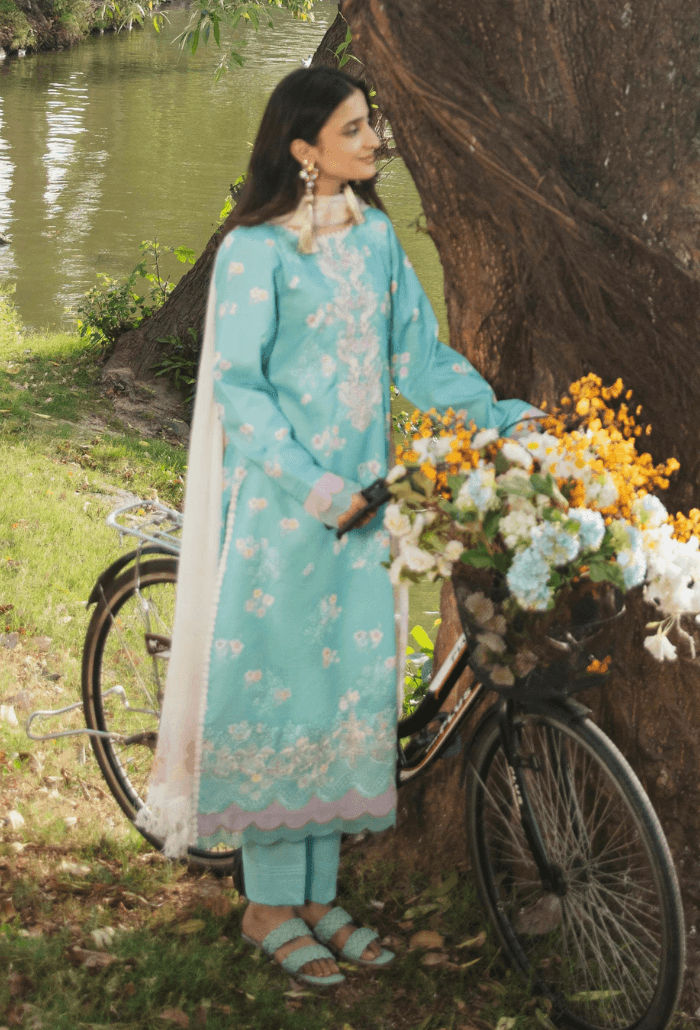 Hum Dum | Summer Breeze 25 | D06 by Maria Faisal - Registered Vendor of : Hum Dum - type : Ladies Clothes - 100% original wedding dresses