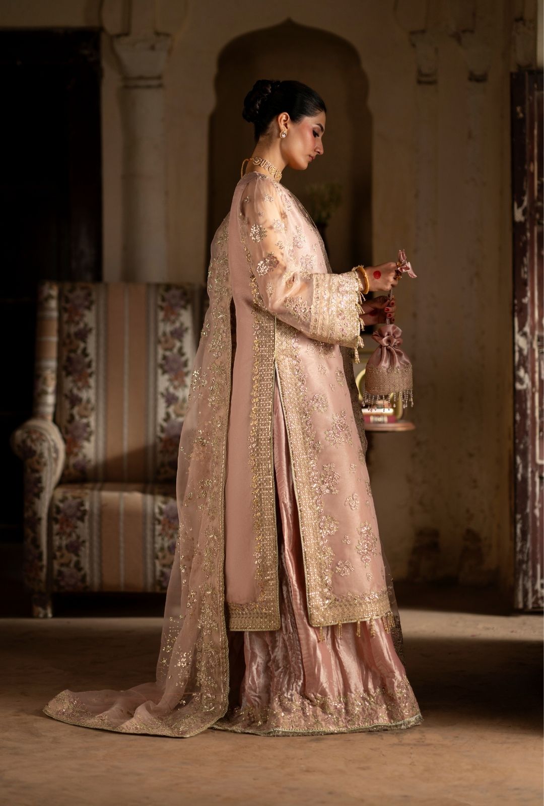 Ajr Couture | Dastan e Ishq | Zehra - Formal Dress - available at Maria Faisal in UK and USA.