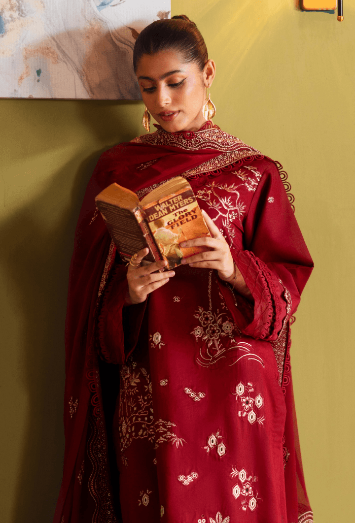 Humdum | Lala Rukh Lawn | Lalarukh - D01 by Maria Faisal - Registered Vendor of : Humdum - type : Ladies Clothes - 100% original wedding dresses