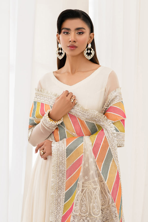 Baroque | Luxury Pret 25 | EMBROIDERED CHIFFON PR-1098 - Ladies Clothes - Maria Faisal