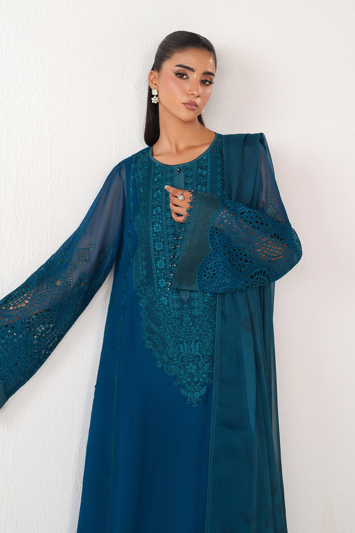 Baroque  | Luxury Pret 26 | PR-1241 - Luxury Dress - available at Maria Faisal in UK and USA.