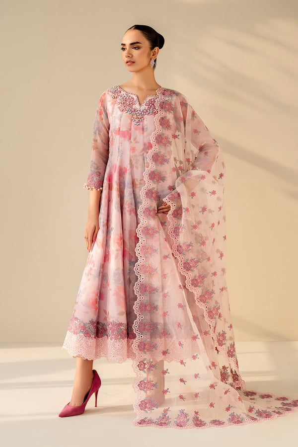 Baroque | Luxury Pret 25 | EMBROIDERED COTTON PATTI PR-1179 - Ladies Clothes - Maria Faisal