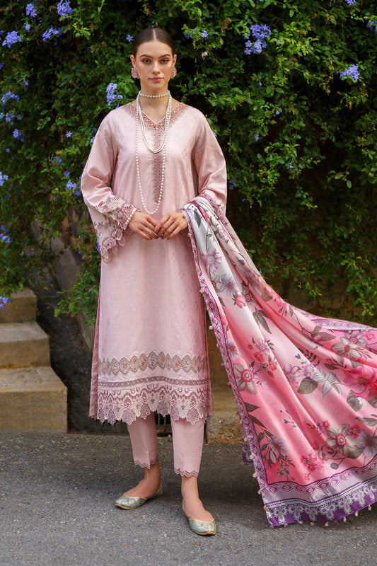 Baroque | Luxury Pret 24 | JACQUARD LAWN UF-588 - Designer Dress with Intricate embroidery and embellishments. Shop elegent wedding dress at Maria Faisal.