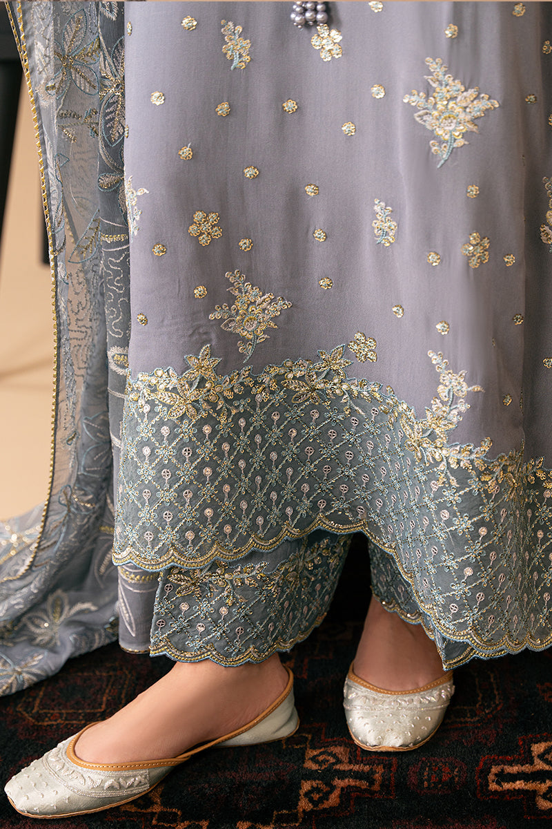 Cross Stitch | Luxe Atelier 24 | SMOKE BLUE - Maria Faisal