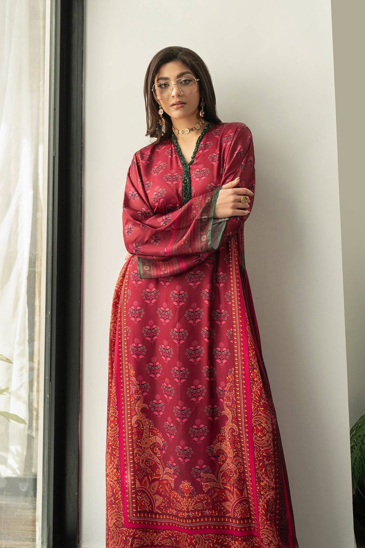 Erum Khan | Eid Edit 25 | Berry Babe by Maria Faisal - Registered Vendor of : Erum Khan - type : Ladies Clothes - 100% original wedding dresses