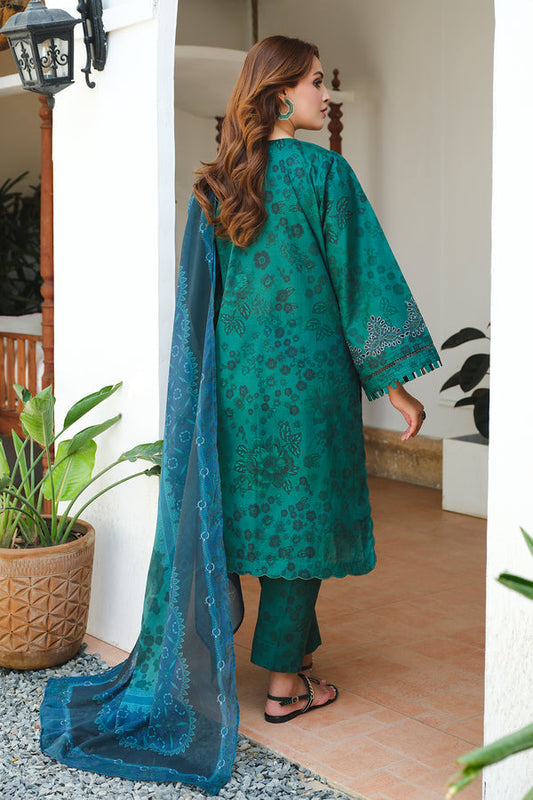 Baroque | Luxury Pret 24 | LAWN UF-646 - Designer Dress with Intricate embroidery and embellishments. Shop elegent wedding dress at Maria Faisal.