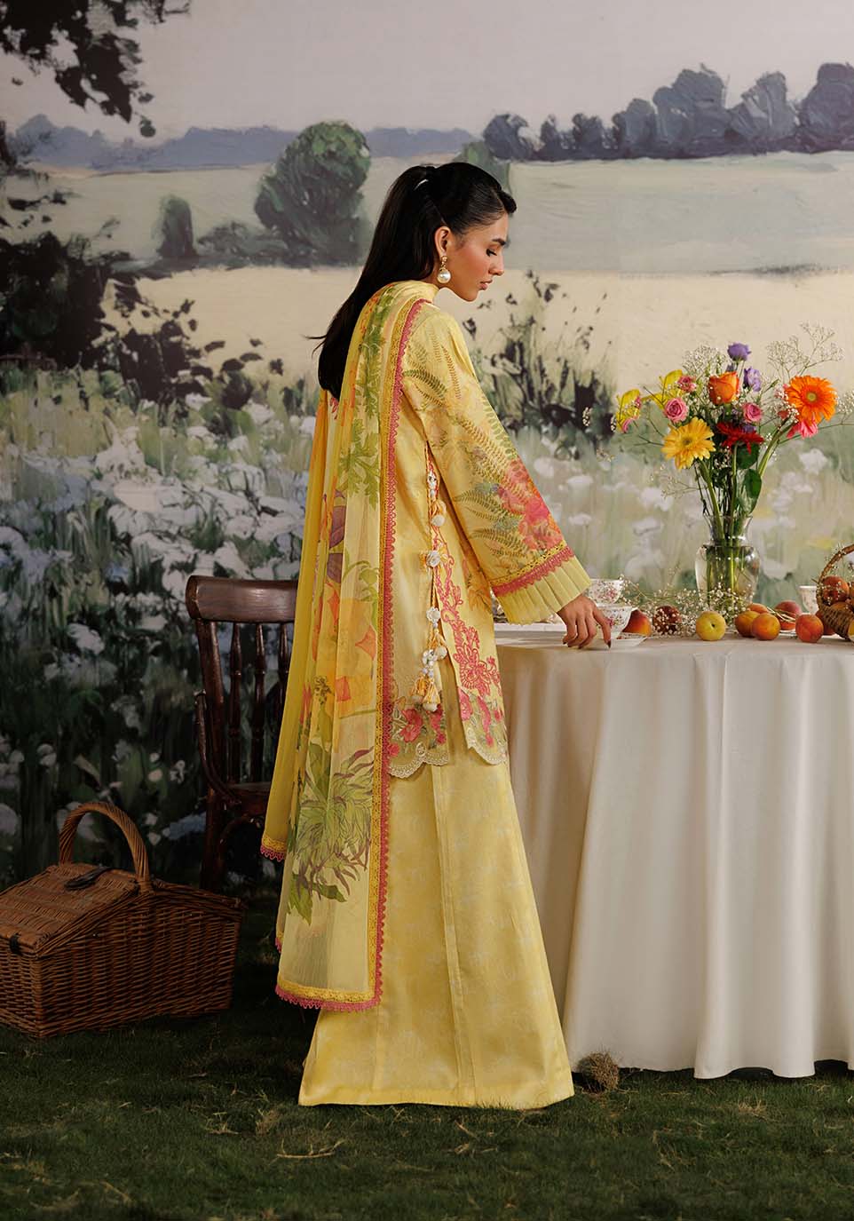 Zarqash | RimJhim The Moonsoon Edit 26 | MEHRAAB-E-GUL ZQ001 - Casual Dress - available at Maria Faisal in UK and USA.