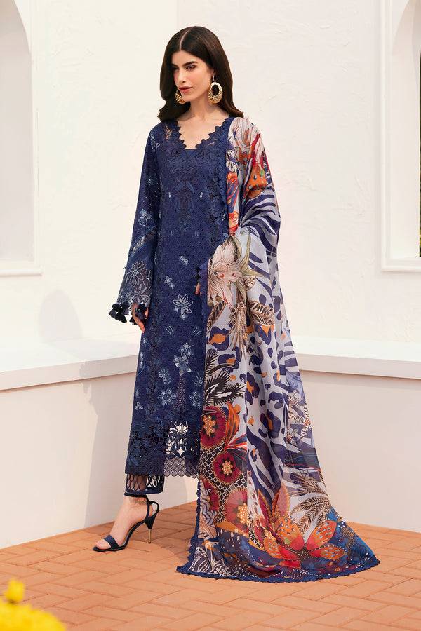 Baroque | Eid Lawn 25 | EL-D07 by Maria Faisal - Registered Vendor of : Baroque - type : Ladies Clothes - 100% original wedding dresses