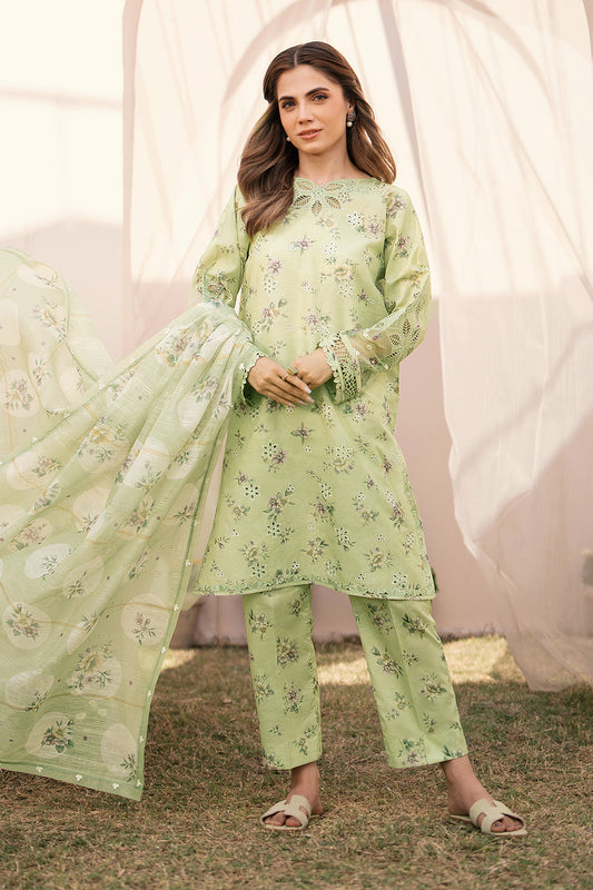 Baroque | Luxury Pret 24 | LAWN UF-595 - Designer Dress with Intricate embroidery and embellishments. Shop elegent wedding dress at Maria Faisal.