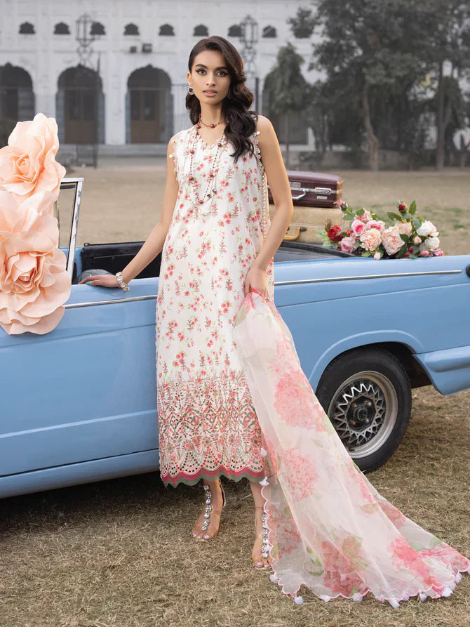 Faiza Faisal | Maya Luxury Lawn | Sandra - Maria Faisal