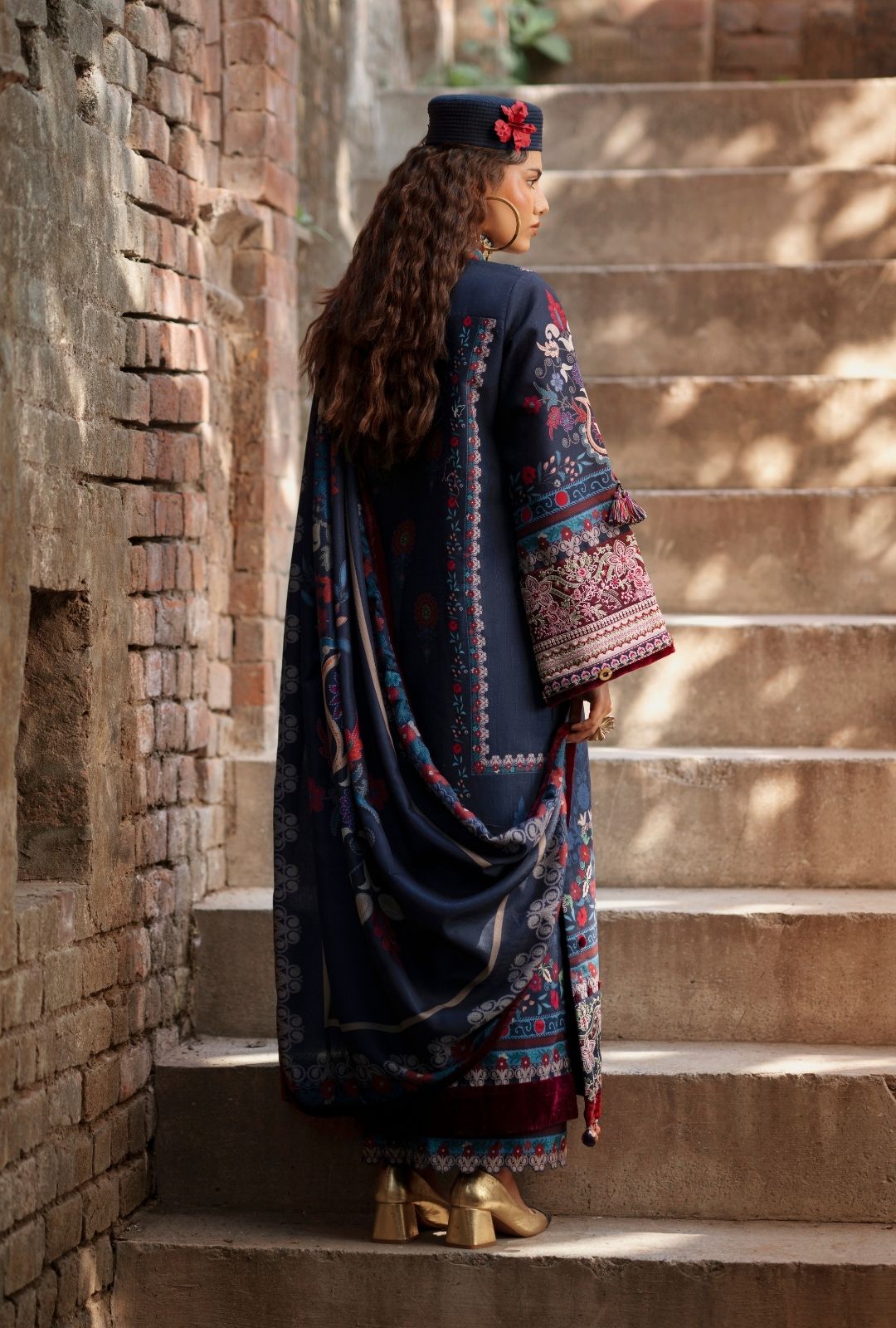 AJR Couture | Sard Sham | Nilofer - Casual Dress - available at Maria Faisal in UK and USA.
