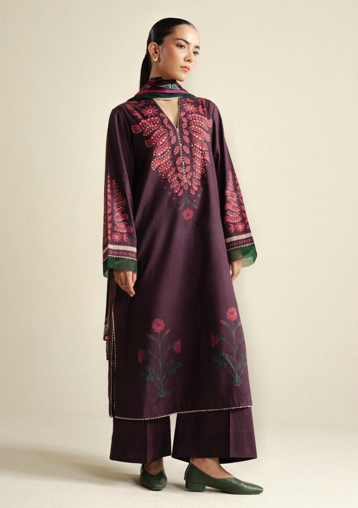 Zara Shahjahan | Coco Prints 25 | Lilt-7A - Ladies Clothes - Maria Faisal