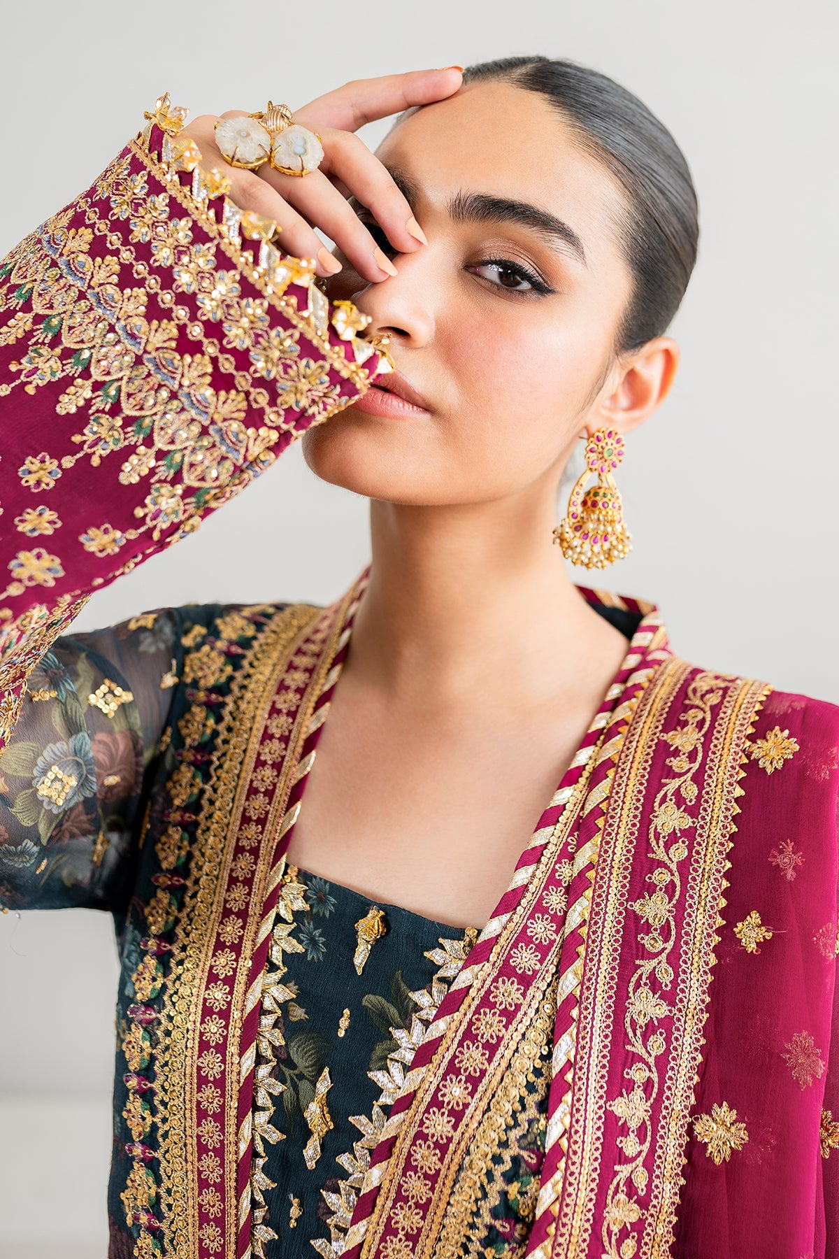 Baroque | Embroidered Chiffon | SF-689