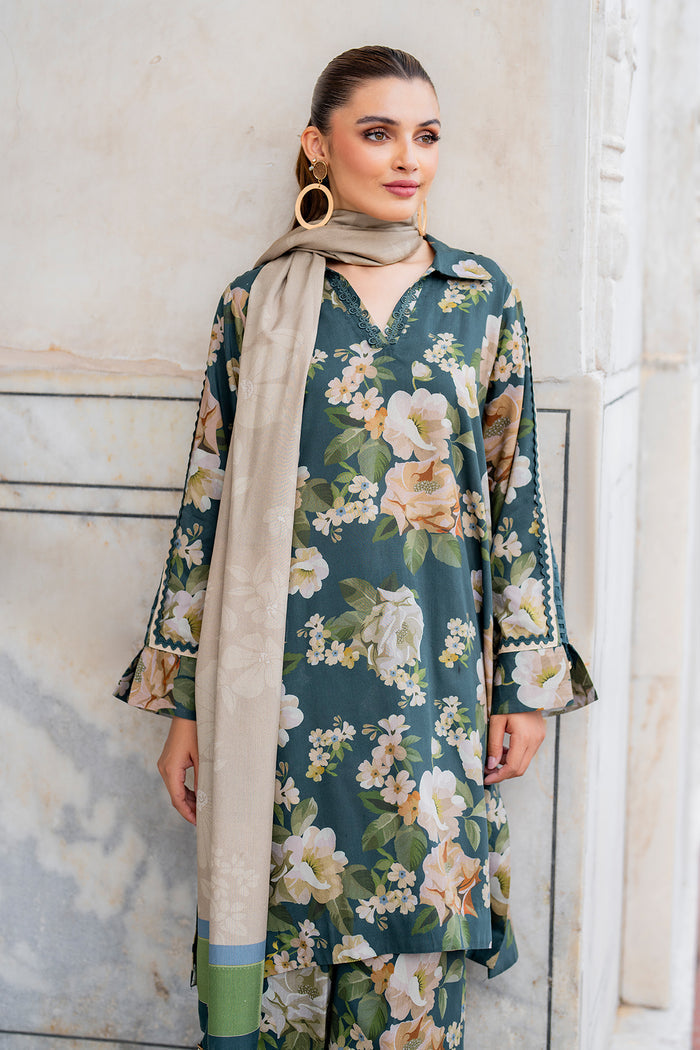 Baroque | Luxury Pret 24 | VISCOSE UF-733 - Designer Dress with Intricate embroidery and embellishments. Shop elegent wedding dress at Maria Faisal.