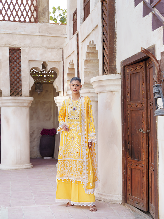 Zebtan | Zeenat Luxury Lawn Eid Collection | ZL 08 - Maria Faisal
