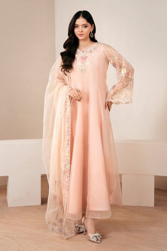 Baroque | Luxury Pret 25 | EMBROIDERED CHIFFON PR-1054 - Ladies Clothes - Maria Faisal