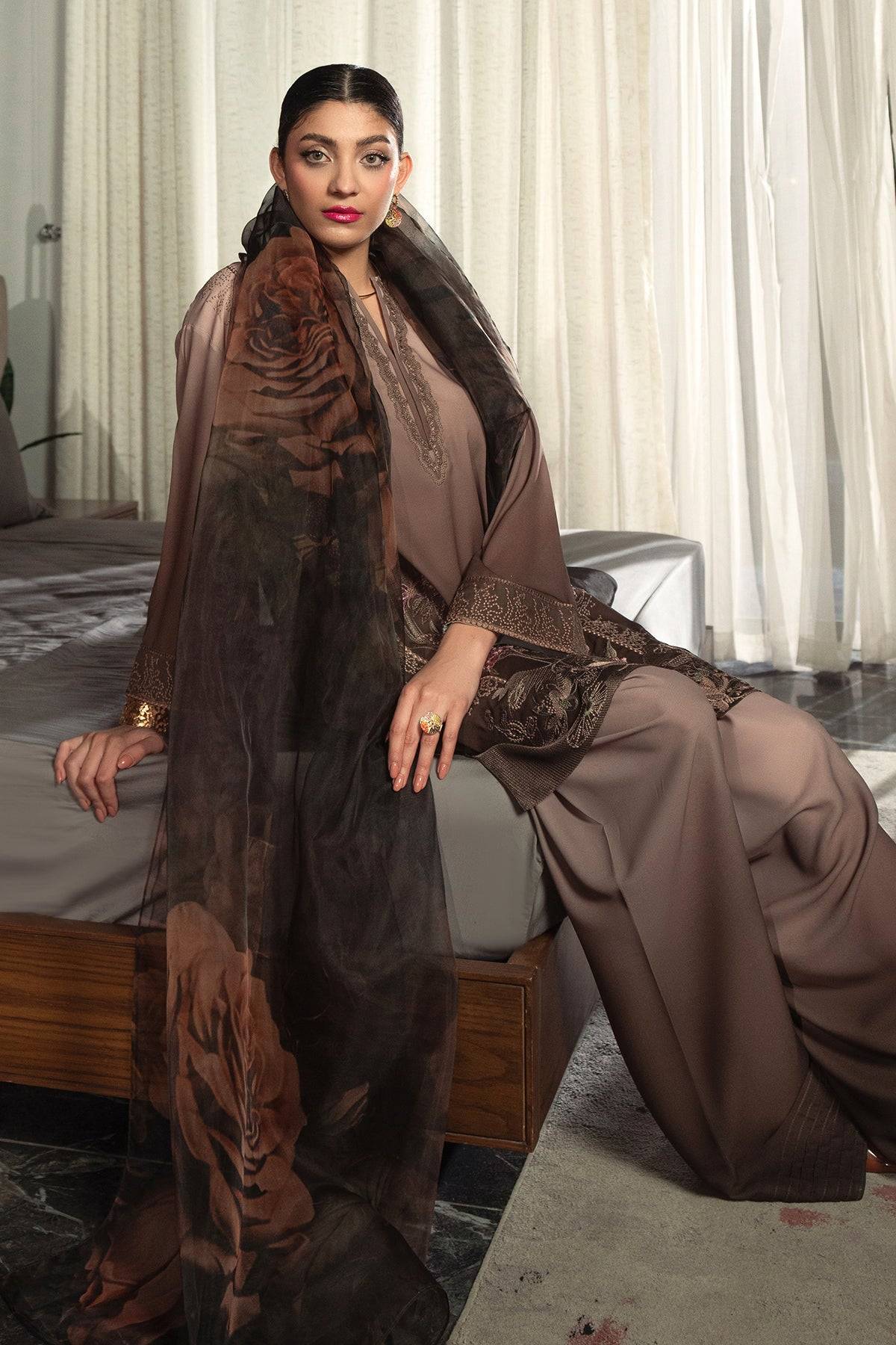 Erum Khan | Eid Edit 25 | Mocha Muse by Maria Faisal - Registered Vendor of : Erum Khan - type : Ladies Clothes - 100% original wedding dresses