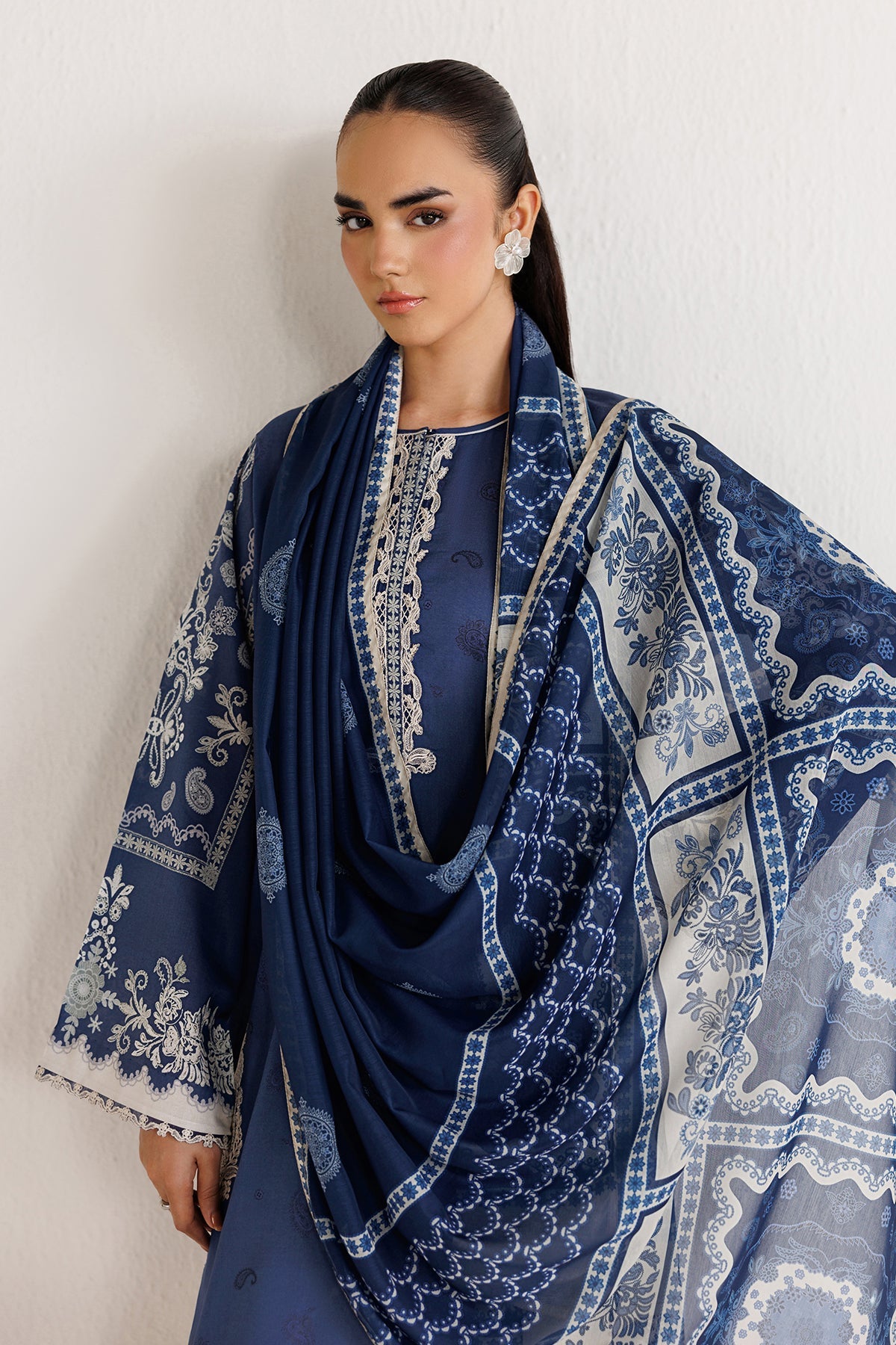 Baroque | Luxury Summer Pret | UF-4494 - Luxury Dress - available at Maria Faisal in UK and USA.