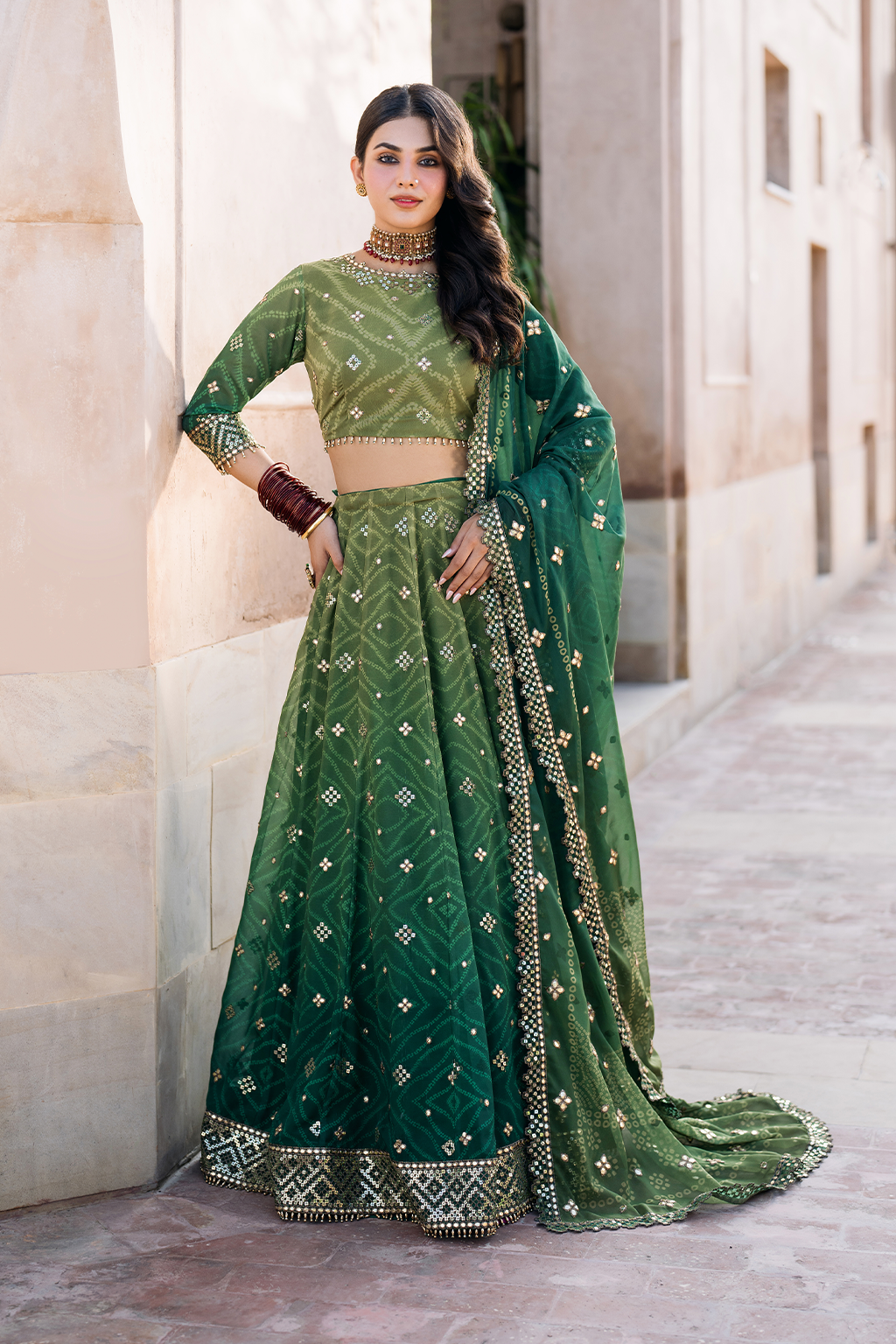 Iznik | Bandhani Formals | UE-328 - Ladies Clothes 