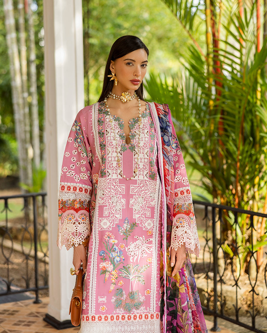 Esmel | Mon Tresor Luxe Lawn 26 |Carpe Diem - Luxury Dress - available at Maria Faisal in UK and USA.