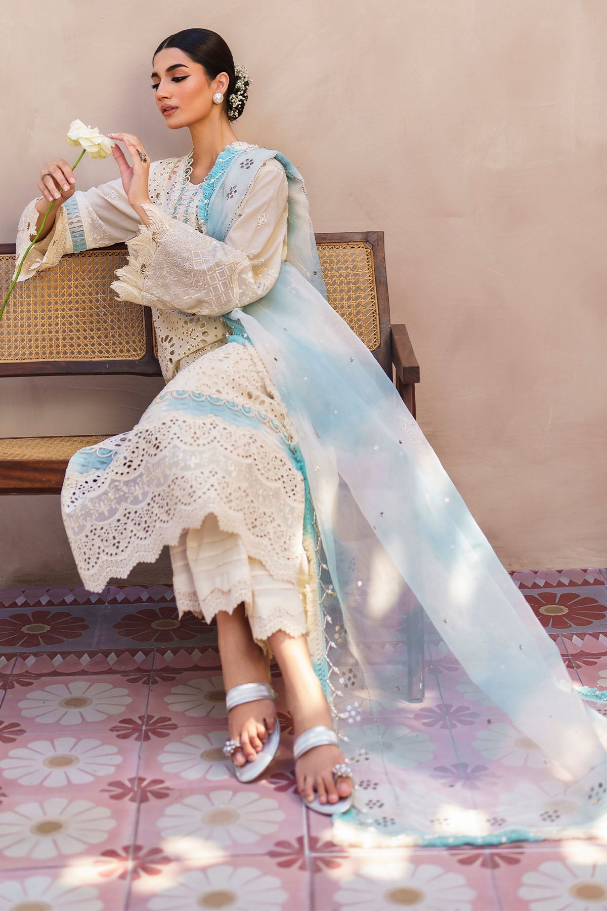 Nureh | Bazaar Lawn | NS-140 - Ladies Clothes - Maria Faisal