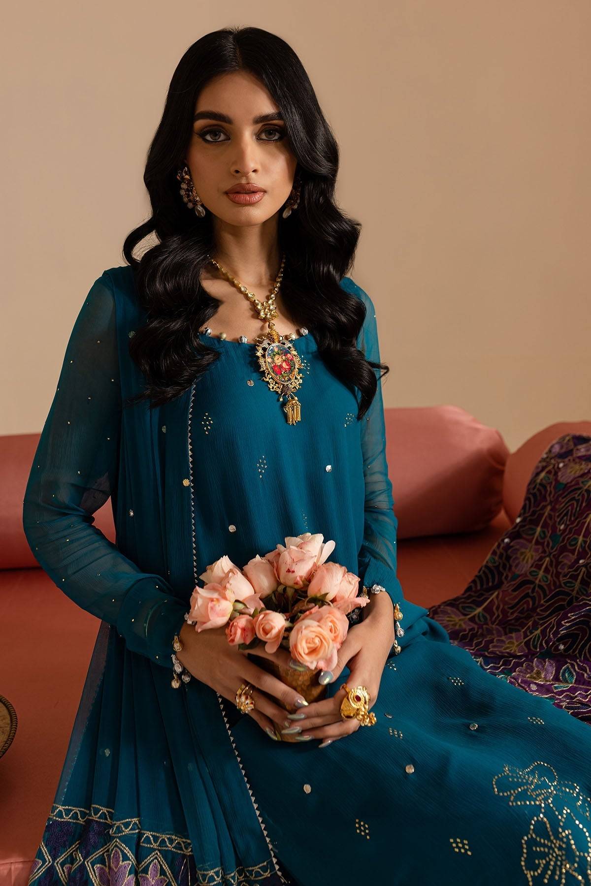 Nureh | Mukeshkari Formals | MK-10 by Maria Faisal - Registered Vendor of : Nureh - type : Ladies Clothes - 100% original wedding dresses
