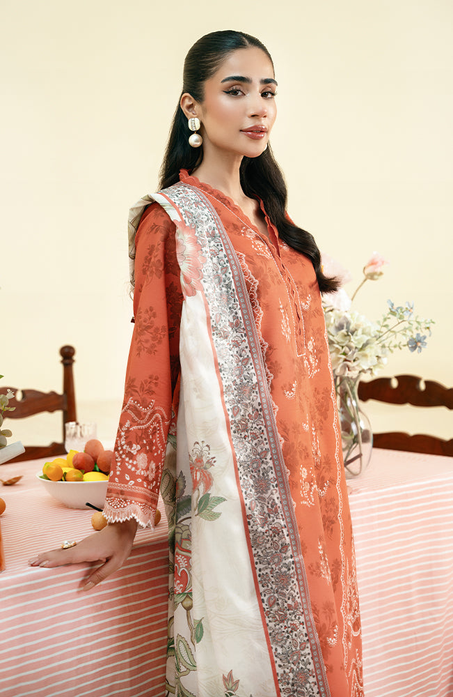 Seran | Daffodils Lawn 24 | Rowan - Waniyas