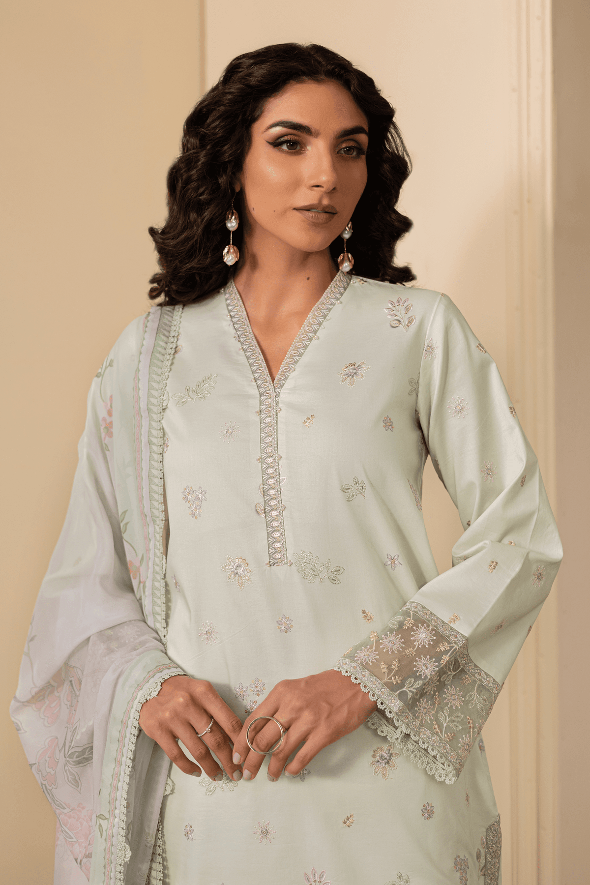Seran | Nayab Eid Lawn | ABEER by Maria Faisal - Registered Vendor of : Seran - type : Ladies Clothes - 100% original wedding dresses